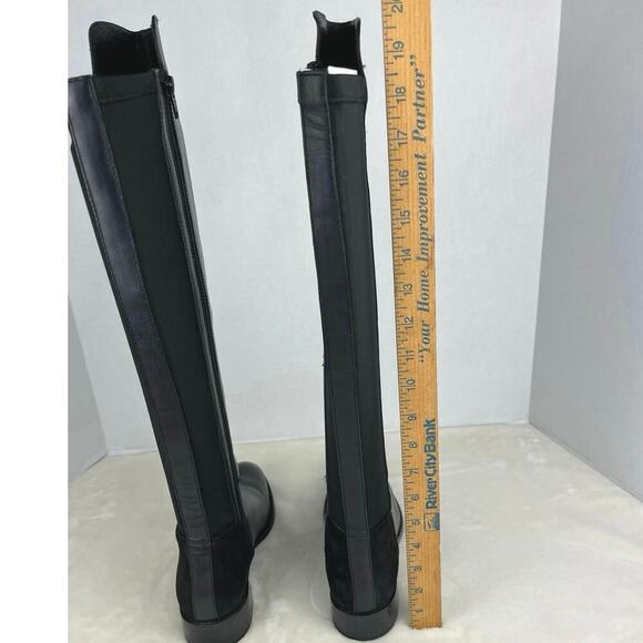 Luichiny Trend Lee Black‎ Leather Stretch Panel
Over The Knee 50/50 Zip Boots 7 - Picture 9 of 16